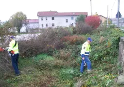  Il rio di scolo  che costeggia la strada in farzione San Quintino prima della pulizia